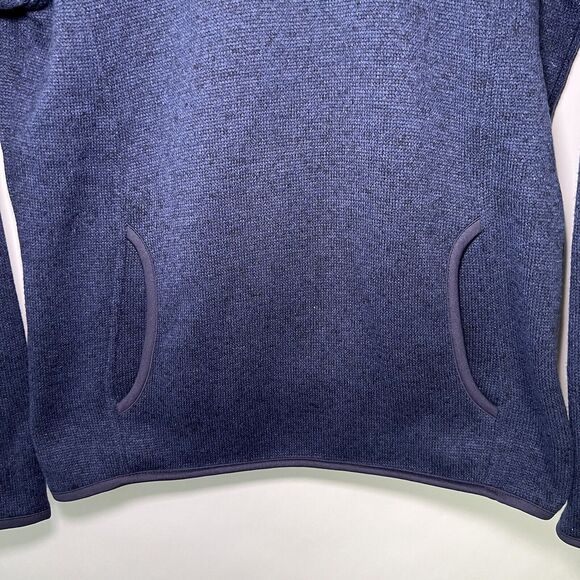 Charles River Apparel Michigan 1/4 Zip Pullover Sweater Womens Size Medium Navy - Picture 3 of 8